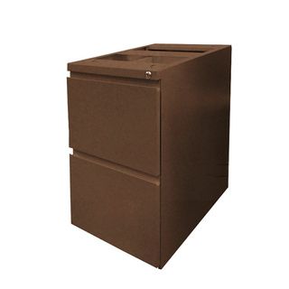 Mayline Lidless Steel File Pedestal (MetalDimensions: 28 inches high x 15 inches wide x 24 inches deepNumber of drawers/compartments: Two (2)File capacity: Letter or legalNumber of boxes this will ship in: One (1)Assembly required: No)