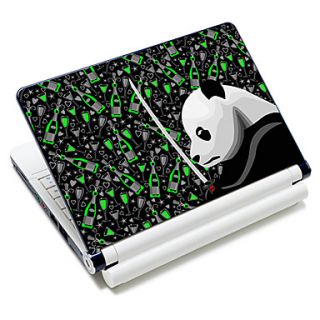 Angry Panda Pattern Laptop Notebook Cover Protective Skin Sticker For 10/15 Laptop 18359
