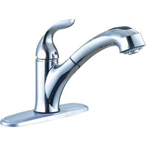 Premier Faucets 126969 Waterfront Lead Free Single Handle Kitchen Pull Out Fauce