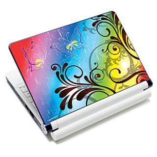 Colorful Batterfly Pattern Laptop Notebook Cover Protective Skin Sticker For 10/15 Laptop 18602