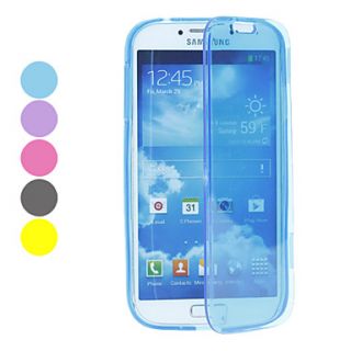 Transparent TPU Soft Full Body Case for Samsung Galaxy S4 I9500 (Assorted Colors)
