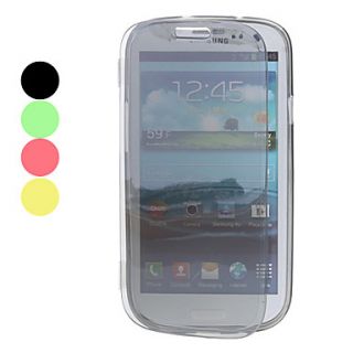 Transparent Soft TPU Full Body Case for Samsung Galaxy S3 I9300 (Assorted Colors)