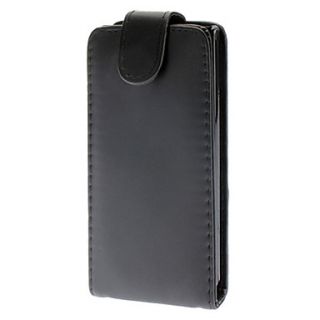 Flip up and down Designed Black PU Leather Full Body Case for LG Optimus L7 P700
