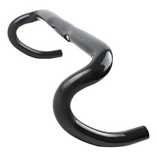 High Quality Carbon Racing Handlebar Suit for 31.8x400mm/31.8x420mm/31.8x440mm(Black)