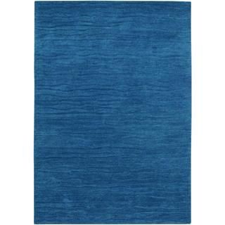 Vinyasa Halcyon Blue Jay Rug (56 X 8) (100 percent New Zealand WoolContains latex: YesPile height: 0.39 inchesStyle: IndoorPrimary color: BluePattern: SolidTip: We recommend the use of a non skid pad to keep the rug in place on smooth surfaces.All rug siz