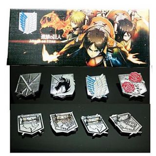 Attack on Titan The Four Part Brooch Cosplay Accessory