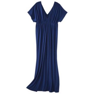 Merona Petites Short Sleeve Maxi Dress   Blue LP