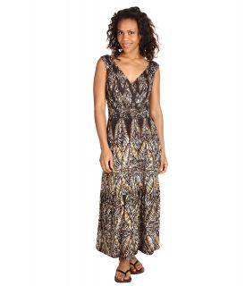 NIC+ZOE Desert Ferns Maxi Dress Womens Dress (Multi)