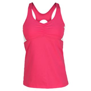 Tonic Women`s Top Spin Tennis Tank Small Blossom/White