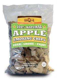 Chef Master / Mr. Bar B Q Apple Wood Smoking Chips, 160 Cubic Feet