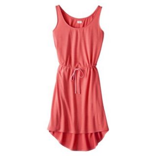 Mossimo Supply Co. Juniors Tie Waist Dress   Hot Coral XS