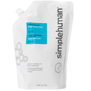 Simplehuman 3 Pack 34 Ounce Fragrance Free Soap Refill Set