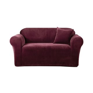 Sure Fit Stretch Metro 1 pc. Loveseat Slipcover, Burgundy