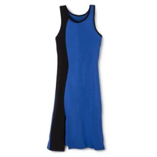 Mossimo Womens Colorblock Midi Dress   Blue/Black L