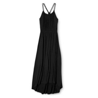 Merona Petites Sleeveless Braided Maxi Dress   Black SP