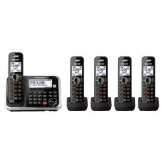 Panasonic DECT 6.0 Cordless Phone System (KX TG6845B) with Answering Machine, 5