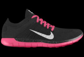 Nike Free 5.0 Flyknit Hybrid iD Custom (Wide) Womens Running Shoes   Black