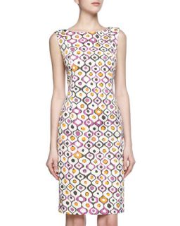 Print Stretch Dress, Blossom