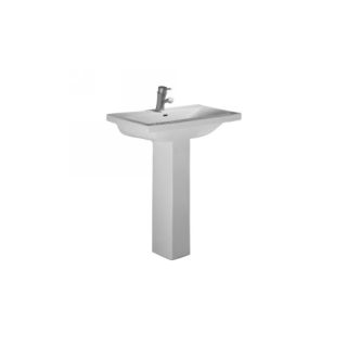 Barclay 3 261WH Mistral Mistral  510 Vitreous China Pedestal Lavatory with Singl