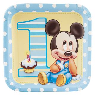 Disney Mickeys 1st Birthday Dinner Plates