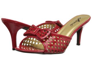 Annie La Donna Womens Toe Open Shoes (Red)