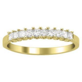 1/2 CT.T.W. Diamond Band Ring in 14K Yellow Gold   Size 7.5