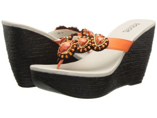 DOLCE by Mojo Moxy Medley Womens Wedge Shoes (Orange)