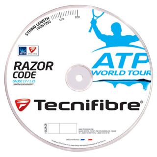 Tecnifibre ATP Razor Code 1.25MM/17G Tennis String Reel Carbon