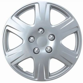 Design Silver Abs Plastic 15 inch Premium Hub Caps (set Of 4) (When checking your tire size, do not measure the hub cap. It will give a larger size than needed. For the correct size, it goes by the tire size. Check the sidewall of your tire for a series o