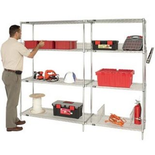 Quantum Additional Shelf for Wire Shelving System   48 Inch W x 36 Inch D,