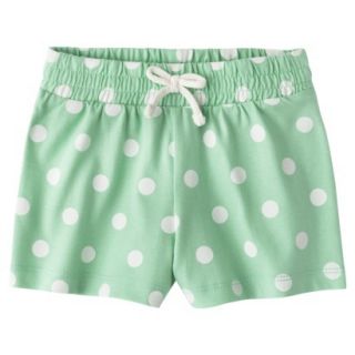 Circo Infant Toddler Girls Polka Dot Lounge Short   Mint Green 3T