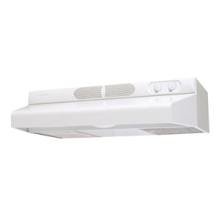 Air King ESDQ1303 Under Cabinet Range Hood, 30 Wide Energy Star Deluxe Quiet White