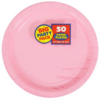 New Pink Big Party Pack Dessert Plates