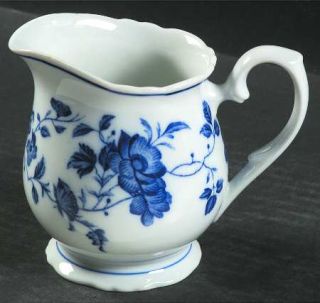 Fine China of Japan Royal Meissen Creamer, Fine China Dinnerware   Blue Floral R