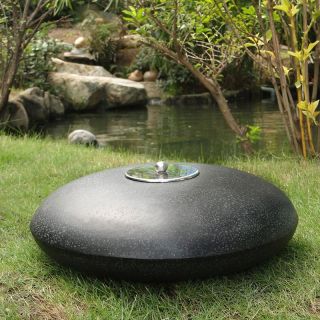 Olympus Terrazzo Fire Pot   Black Granite   215080 04BG