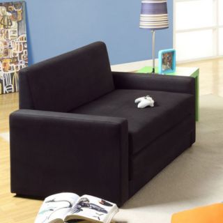 Ameriwood Industries Inc Dorel Double Sleeper Chair   Black   3334296