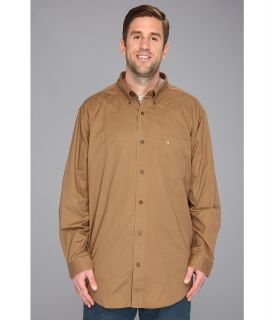 Carhartt Hines Solid L/S Shirt Mens Long Sleeve Button Up (Brown)