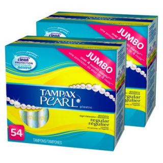 Tampax Pearl Regular, 54 count   2 pack