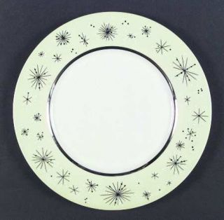 Fine Arts Romance Of The Stars Green Dinner Plate, Fine China Dinnerware   Green