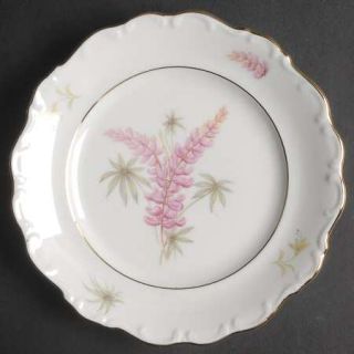 Schumann   Bavaria Dutchess Bread & Butter Plate, Fine China Dinnerware   Pink F