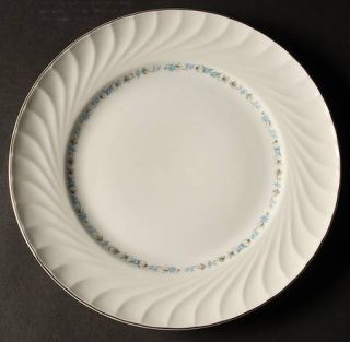 Treasure Chest Summer Ivy Dinner Plate, Fine China Dinnerware   Small Blue Flowe