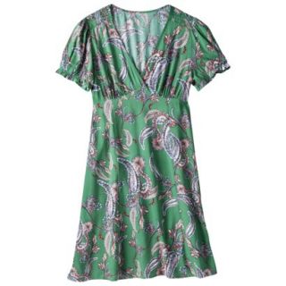 Mossimo Supply Co. Juniors Cap Sleeve Dress   Green M(7 9)