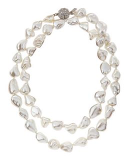 Light Mother of Pearl Layered Necklace