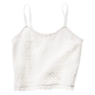 Mossimo Supply Co. Juniors Cropped Lace Tank   S(3 5)