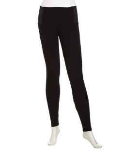 June Ponte Leggings, Black