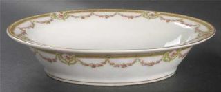 Haviland Schleiger 1073a 9 Oval Vegetable Bowl, Fine China Dinnerware   Theo,Sm