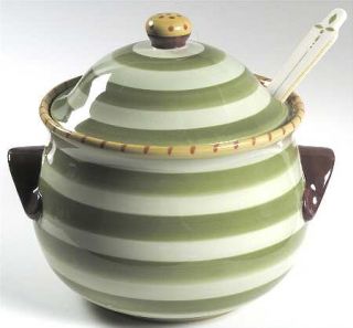 Pfaltzgraff Pistoulet Tureen & Lid w/Ladle, Fine China Dinnerware   Stoneware, M