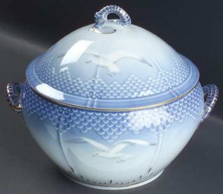 Bing & Grondahl Seagull Tureen & Lid, Fine China Dinnerware   Blue Background, S